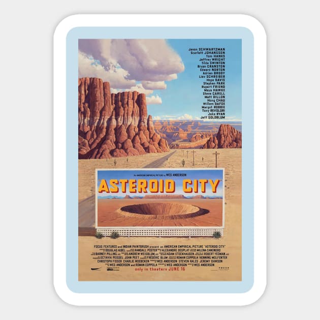 ASTEROID CITY Sticker by uchix